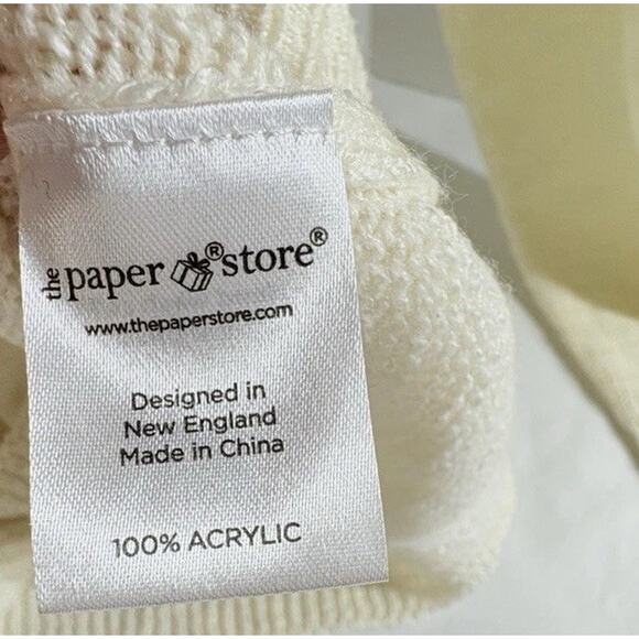 Mia & Tess Santa Sweater Women’s Size L Cream Color The Paper Store - Picture 12 of 13